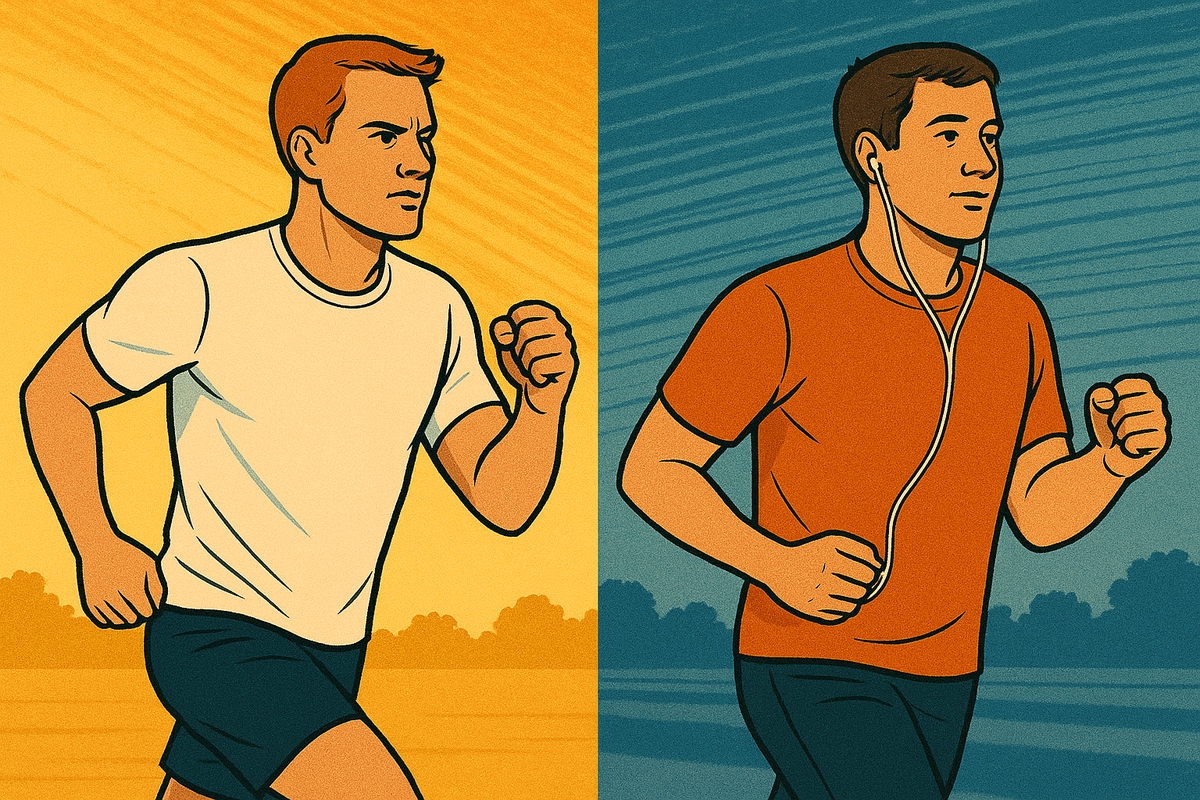 cartoon of people exercising