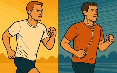 cartoon of people exercising